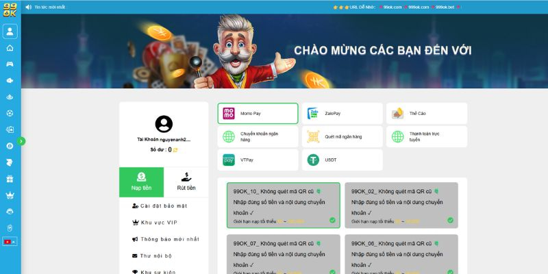 99OK tsurumi.tv ⭐️ Trang Chủ 99OK.COM Giải Trí Chính Thức 2026 31 Quy trình nạp tiền